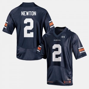 Men's Auburn Tigers College Football Navy Cam Newton #2 Jersey 157112-336