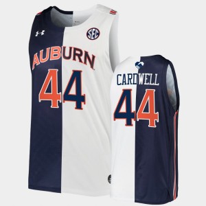 Men's Auburn Tigers Split Edition Navy White Dylan Cardwell #44 2022 Unite As One Jersey 316812-619