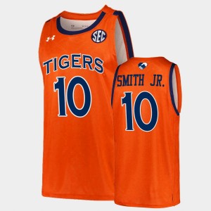 Men's Auburn Tigers College Basketball Orange Jabari Smith Jr. #10 Unite As One Jersey 507232-768