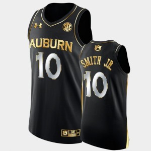 Men's Auburn Tigers Golden Edition Black Jabari Smith Jr. #10 2022 College Basketball Jersey 655458-548