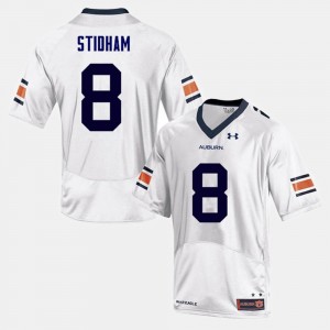 Men's Auburn Tigers College Football White Jarrett Stidham #8 Jersey 514113-567