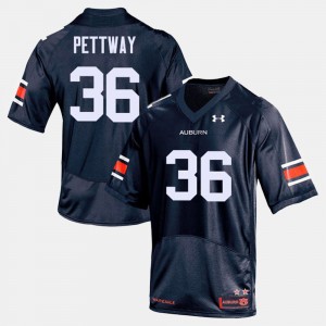 Men's Auburn Tigers College Football Navy Kamryn Pettway #36 Jersey 536156-471