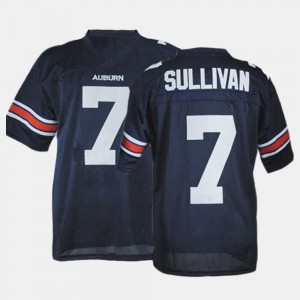 Men's Auburn Tigers College Football Blue Pat Sullivan #7 Jersey 697424-258