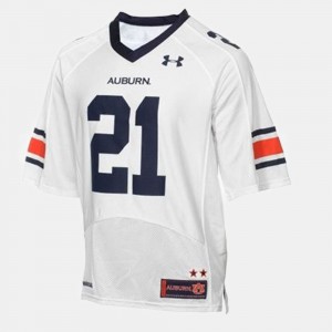 Men's Auburn Tigers College Football White Tre Mason #21 Jersey 228754-218