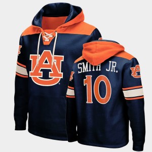 Men's Auburn Tigers College Basketball Navy Jabari Smith Jr. #10 Lace-up Hoodie 981654-879