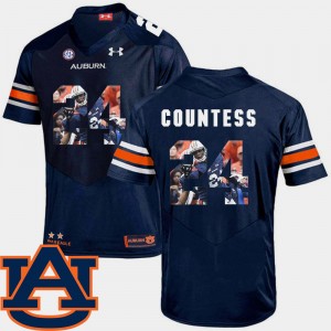 Men's Auburn Tigers Pictorial Fashion Navy Blake Countess #24 Football Jersey 226747-430