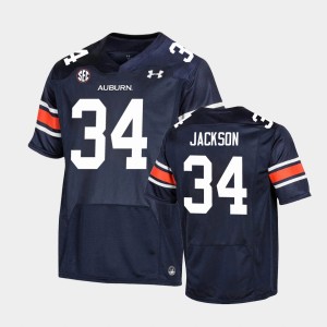 Men's Auburn Tigers Premier Navy Bo Jackson #34 Under Armour Football Jersey 269232-468