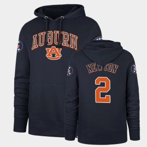 Men's Auburn Tigers Double Decker Navy Cam Newton #2 Headline Hoodie 830369-388