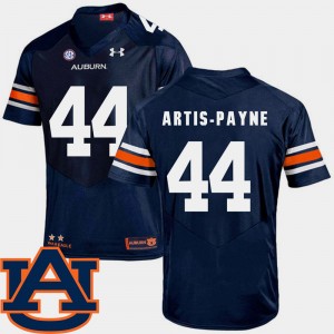 Men's Auburn Tigers College Football Navy Cameron Artis-Payne #44 SEC Patch Replica Jersey 689196-952