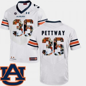 Men's Auburn Tigers Pictorial Fashion White Cody Parkey #36 Football Jersey 885486-247