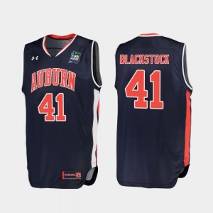 Men's Auburn Tigers 2019 Final-Four Navy Cole Blackstock #41 Replica Jersey 847029-346