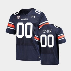 Men's Auburn Tigers Replica Navy Custom #00 Under Armour Alumni Jersey 877975-791