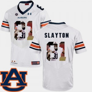 Men's Auburn Tigers Pictorial Fashion White Darius Slayton #81 Football Jersey 675038-761