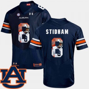 Men's Auburn Tigers Pictorial Fashion Navy Jarrett Stidham #8 Football Jersey 401792-390