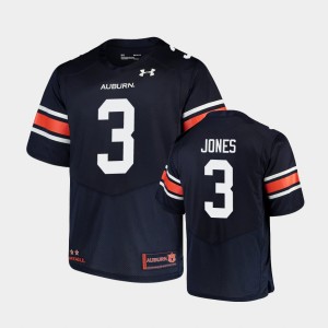 Men's Auburn Tigers Replica Navy Jonathan Jones #3 Under Armour Football Jersey 824443-892