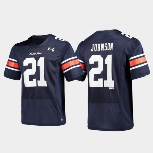 Men's Auburn Tigers Replica Navy Kerryon Johnson #21 Alumni Football Under Armour Jersey 674781-766