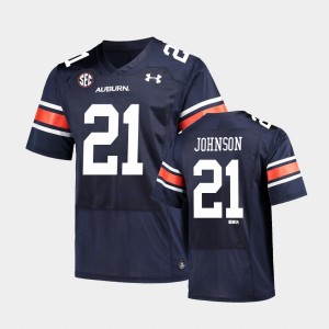 Men's Auburn Tigers Replica Navy Kerryon Johnson #21 Under Armour Alumni Jersey 153302-935