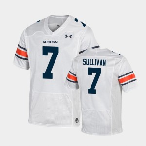 Men's Auburn Tigers Replica White Pat Sullivan #7 Under Armour Football Jersey 155897-498