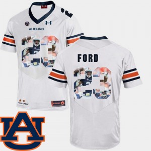 Men's Auburn Tigers Pictorial Fashion White Rudy Ford #23 Football Jersey 867791-124