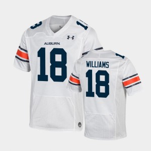 Men's Auburn Tigers Replica White Seth Williams #18 Under Armour Football Jersey 895859-951