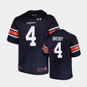 Men's Auburn Tigers Replica Navy Tank Bigsby #4 Under Armour Football Jersey 789769-210