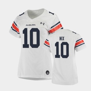 Women's Auburn Tigers Replica White Bo Nix #10 Football Jersey 451062-942