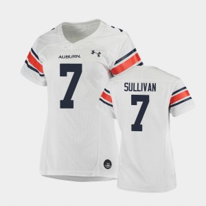 Women's Auburn Tigers Replica White Pat Sullivan #7 Football Jersey 276107-249