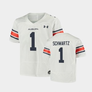 Youth Auburn Tigers Replica White Anthony Schwartz #1 Football Jersey 741881-395