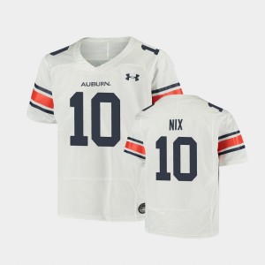 Youth Auburn Tigers Replica White Bo Nix #10 Football Jersey 712102-226