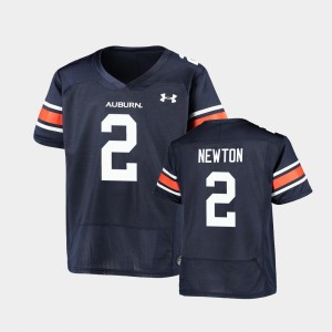 Youth Auburn Tigers Replica Navy Cam Newton #2 Football Jersey 860767-508