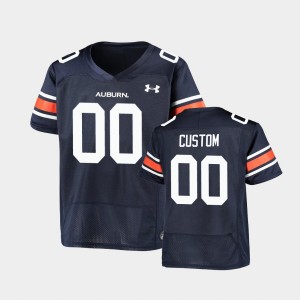Youth Auburn Tigers Replica Navy Custom #00 Football Jersey 630855-145