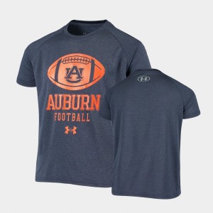 Youth Auburn Tigers Novelty Football Navy Blue Raglan T-Shirt 357973-110
