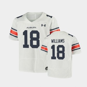 Youth Auburn Tigers Replica White Seth Williams #18 Football Jersey 557555-784