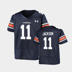 Youth Auburn Tigers Replica Navy Shedrick Jackson #11 Football Jersey 893089-149